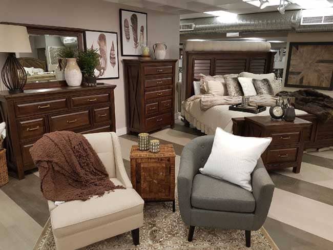 The new Ashley HomeStore will offer a display of living room, dining room, and bedroom furniture, all professionally displayed including lamps, rugs, and accessories. 