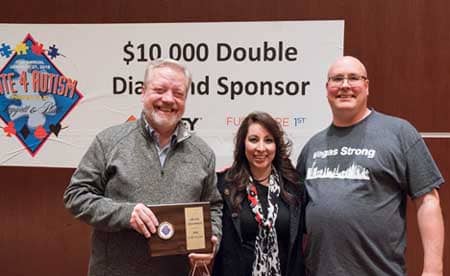The winner was Todd Gerdes from Restonic, who was presented the winner’s plaque by Co-Host Karina Jett and the runner up was local Las Vegas player Brian Heglund.
