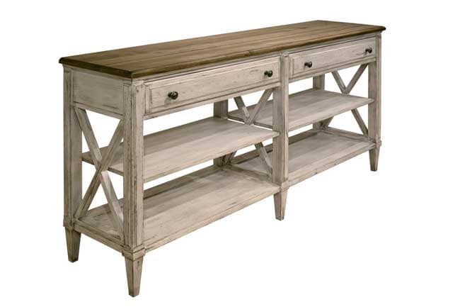 Pictured above is the Escarpment Console Table.