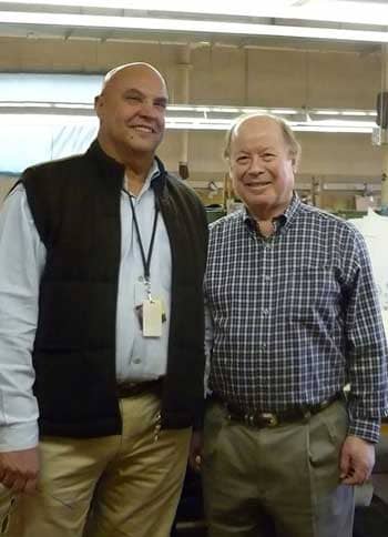 Whitewood Industries President Jorge Mata (Left) and Vice-President Ron Feibel (right).