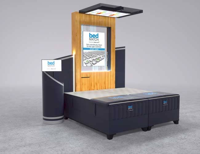 Kingsdown bedMATCH system incorporates 3-d scanning to better marry consumers with the most supportive mattress for their individual sleep needs.