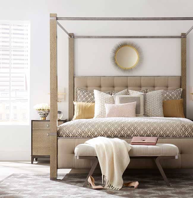 Pictured above is the Prossimo Alto Canopy Bed.