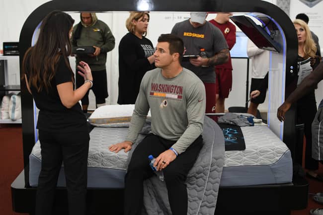 The Redskins are the first professional team to get fit for BEDGEAR’s all-new M3 Launchpad