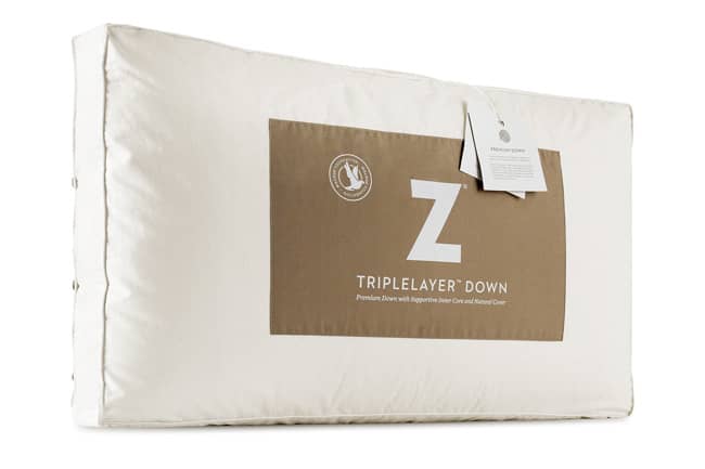 The TripleLayer Down Pillow is a premium down pillow that is soft and made with all-natural materials for superior comfort.