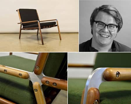 John Lalevee of Appalachian State University won the first place award for Furniture Design for his design, Cromulent.