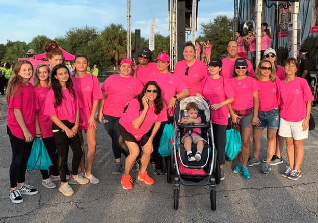 The company raised over $3500 and supported the walk by bringing together 20 individuals on their team titled ‘The Pink Stars’.