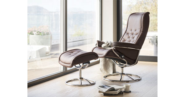 Stressless&#174; debuts the commemorative Royal recliner to celebrate its 50th anniversary.